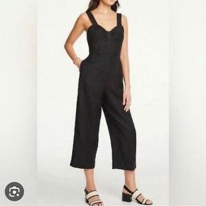 Ann Taylor Petite Linen Jumpsuit